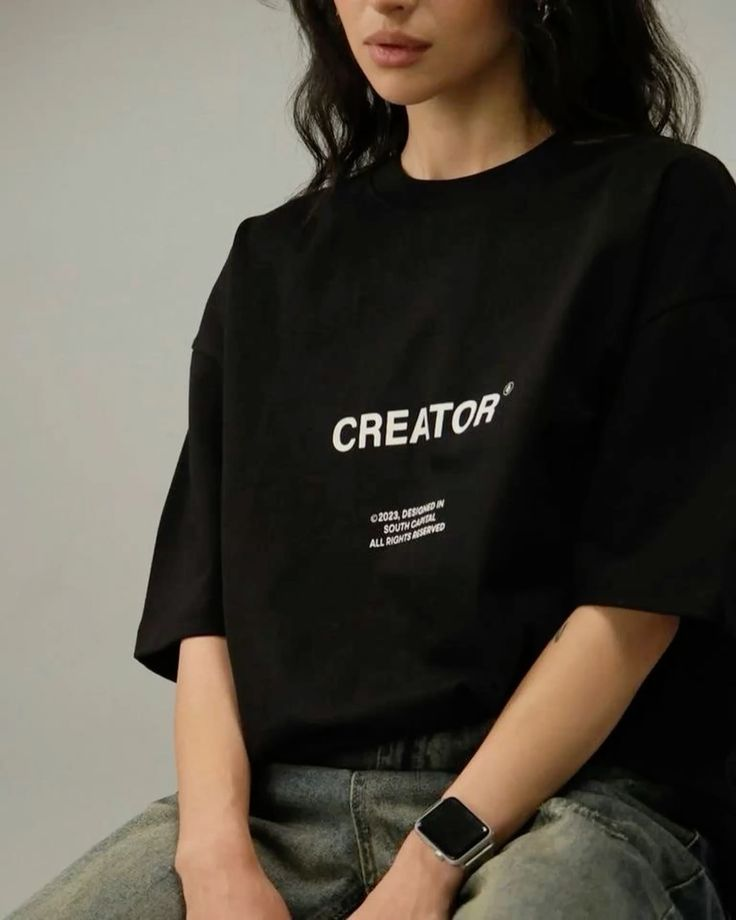 Creator branded tee front print